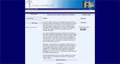 Desktop Screenshot of catholicumbrellapool.org